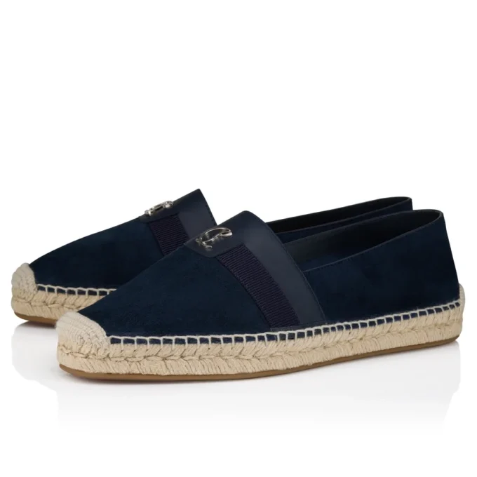 Alfarica – Espadrile – Piele de vițel inversată – Albastru marin – Bărbați