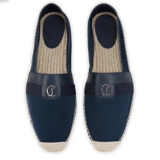 Alfarica – Espadrile – Piele de vițel inversată – Albastru marin – Bărbați