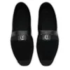 Alfarica – Espadrile – Piele nubuc inversată – Negru – Bărbați