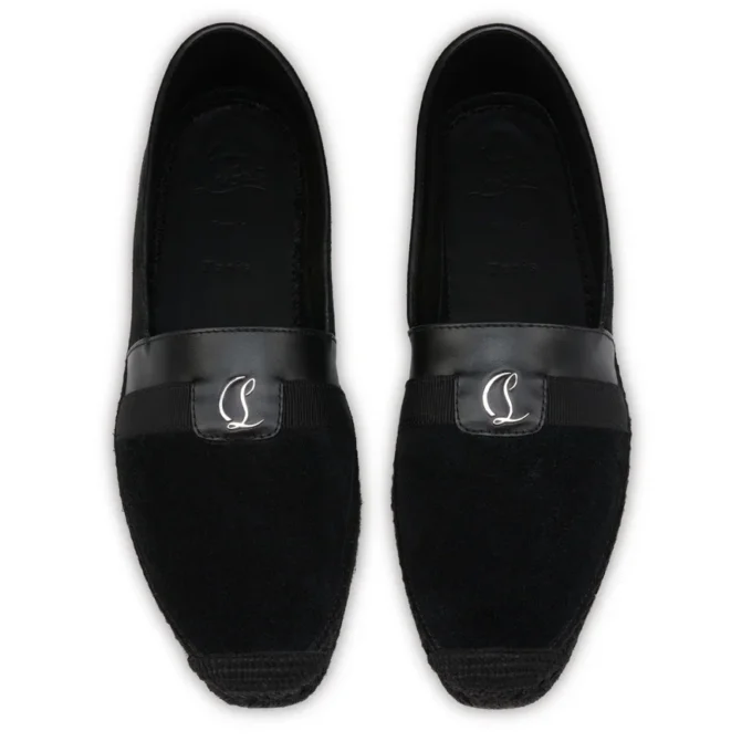 Alfarica – Espadrile – Piele nubuc inversată – Negru – Bărbați