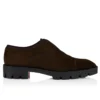 Alpha Lion – Pantofi Oxford – Piele de vițel inversată – Cafe – Bărbați