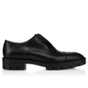 Alpha Lion – Pantofi Oxford – Piele de vițel – Negru – Bărbați