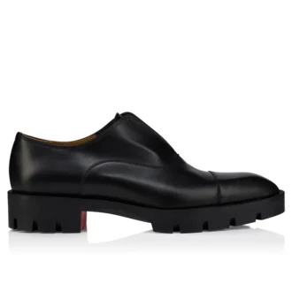 Alpha Lion – Pantofi Oxford – Piele de vițel – Negru – Bărbați