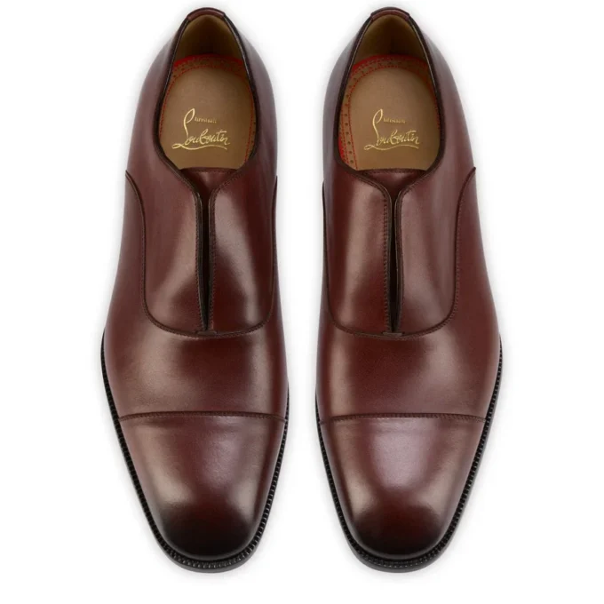 Alpha Male Ii – Oxfords – Piele de vițel lucioasă – Cuoio – Bărbați