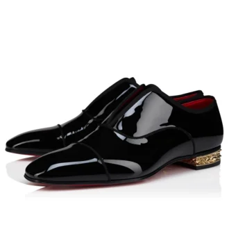 Alphamale Rocks – Oxfords – Piele de vițel lăcuită – Negru – Bărbați