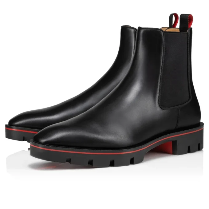 Alpinosol – Cizme – Piele de vițel netedă – Negru – Bărbați Alpinosol – Cizme – Piele de vițel netedă – Negru – Bărbați