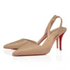 Apostropha Sling – Pantofi cu toc de 80 mm și baretă în spate – Piele Nappa – Blush – Femei