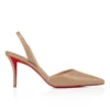 Apostropha Sling – Pantofi cu toc de 80 mm și baretă în spate – Piele Nappa – Blush – Femei