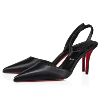 Apostropha Sling – Pantofi cu toc de 80 mm și baretă în spate – Piele Nappa – Negru – Femei Apostropha Sling – Pantofi cu toc de 80 mm și baretă în spate – Piele Nappa – Negru – Femei
