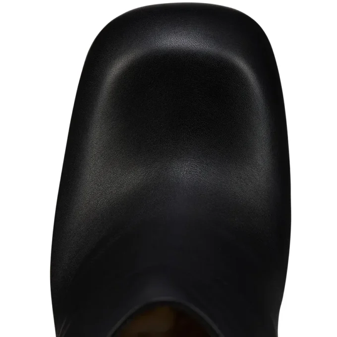 Aquabootie – Cizme joase de 160 mm – Piele de vițel – Negru – Femei