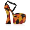 Aquadorcet – Pantofi cu barete de 160 mm – Piele de șarpe de apă în patchwork – Palio, Negru – Femei Aquadorcet – Pantofi cu barete de 160 mm – Piele de șarpe de apă în patchwork – Palio, Negru – Femei