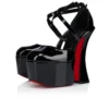 Aquadorcet – Pantofi cu barete de 160 mm – Piele de vițel lăcuită – Negru – Femei Aquadorcet – Pantofi cu barete de 160 mm – Piele de vițel lăcuită – Negru – Femei