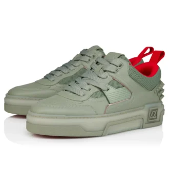 Astroloubi 2 – Sneakers – Piele de vițel și piele de vițel laminată – Haiiro – Bărbați Astroloubi 2 – Sneakers – Piele de vițel și piele de vițel laminată – Haiiro – Bărbați