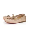 Baballet – Balerini – Satin creponat și piele de miel Nappa – Blush – Copii Baballet – Balerini – Satin creponat și piele de miel Nappa – Blush – Copii