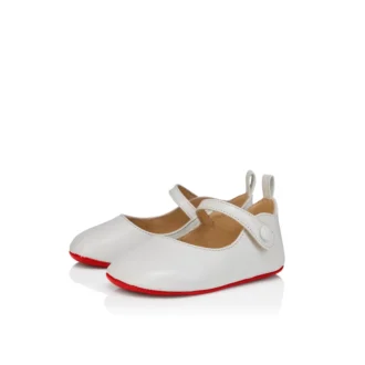 Baby Love Chick – Balerini – Piele de miel Nappa – Bianco – Baby