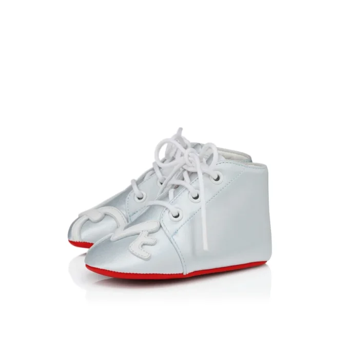Baby Love – Derbies – Crep satinat – Albastru pastel – Bebeluși