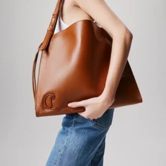 Baggy – Gență Tote – Piele de vițel – Cuoio