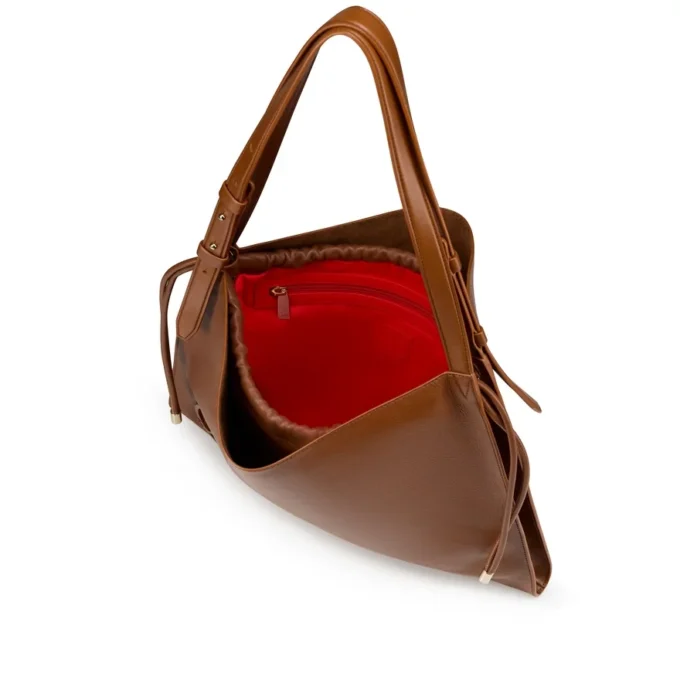 Baggy – Gență Tote – Piele de vițel – Cuoio Baggy – Gență Tote – Piele de vițel – Cuoio