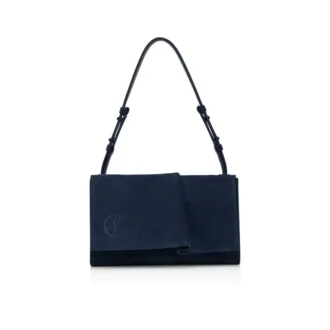Baggy Small – Geantă de umăr – Piele de vițel – Bleumarin