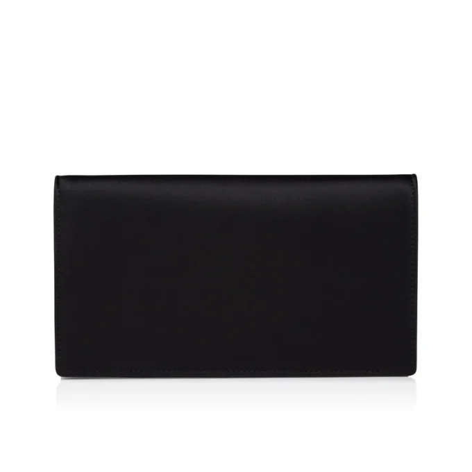 Bettina – Clutch – Crep satinat – Negru