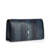 Bettina – Clutch – Piele de șarpe de apă – Negru