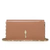 Bettina – Clutch – Piele de vițel lăcuită – Blush