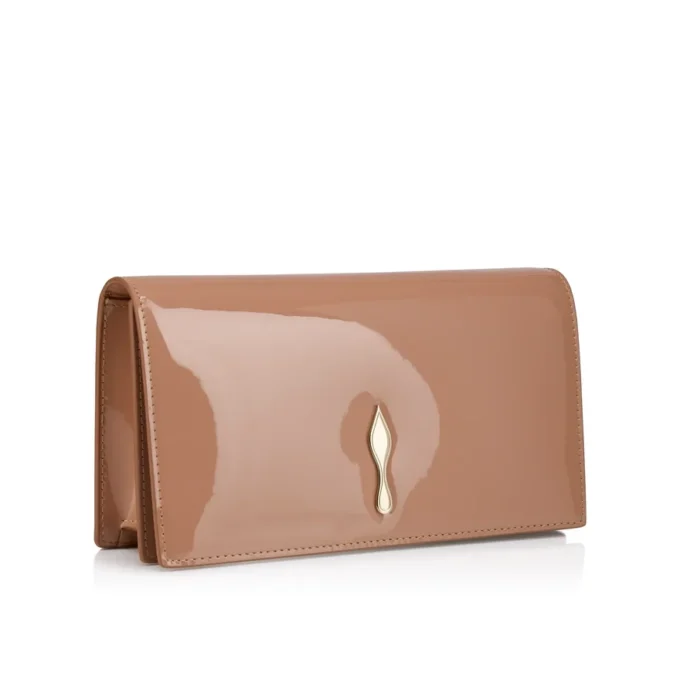 Bettina – Clutch – Piele de vițel lăcuită – Blush