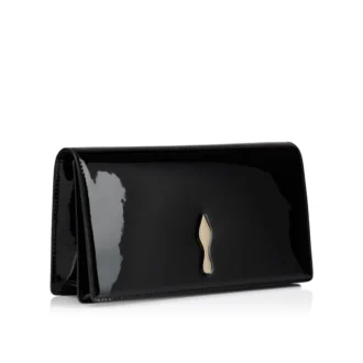 Bettina – Clutch – Piele de vițel lăcuită – Negru Bettina – Clutch – Piele de vițel lăcuită – Negru