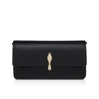 Bettina Mini – Geantă crossbody – Piele de miel Nappa – Negru