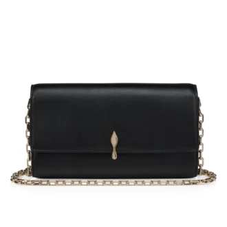 Bettina – Portofel cu lanț – Piele de miel Nappa – Negru Bettina – Portofel cu lanț – Piele de miel Nappa – Negru