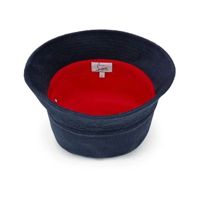 Bobby Boy – Pălărie tip bucket – Bumbac spongios – Albastru marin