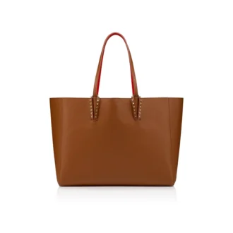 Cabata – Geantă tote – Piele de vițel și ținte – Cuoio