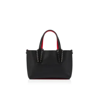 Cabata – Geantă tote – Piele de vițel moale și ținte – Negru