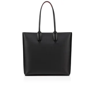 Cabata – Gență Tote – Piele de vițel granulată – Negru