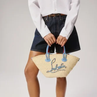 Cabata Mini – Gență Tote – Croșetată din rafie – Natural