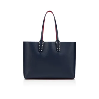 Cabata Small – Geantă Tote – Piele de vițel și ținte – Zaffiro