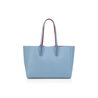 Cabata Small – Gență Tote – Piele de vițel granulată – Ceruleo