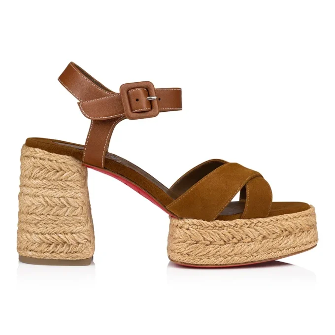 Calakala – Espadrile de 85 mm – Piele de căprioară și piele de vițel – Rhea – Femei