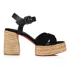 Calakala – Espadrile de 85 mm – Piele de vițel și piele de căprioară – Negru – Femei Calakala – Espadrile de 85 mm – Piele de vițel și piele de căprioară – Negru – Femei