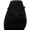 Cassia Annmac – Pantofi cu toc de 100 mm – Satin creponat și plasă – Negru – Femei Cassia Annmac – Pantofi cu toc de 100 mm – Satin creponat și plasă – Negru – Femei