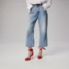Cassia cu șireturi – Pantofi cu toc stiletto de 100 mm – Satin creponat – Loubi – Femei