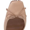 Cassia cu șireturi – Pantofi cu toc stiletto de 100 mm – Satin creponat – Nude 2 – Femei