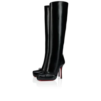 Cassia Nodo Botta – Cizme de 100 mm – Piele de vițel lucioasă – Negru – Femei Cassia Nodo Botta – Cizme de 100 mm – Piele de vițel lucioasă – Negru – Femei