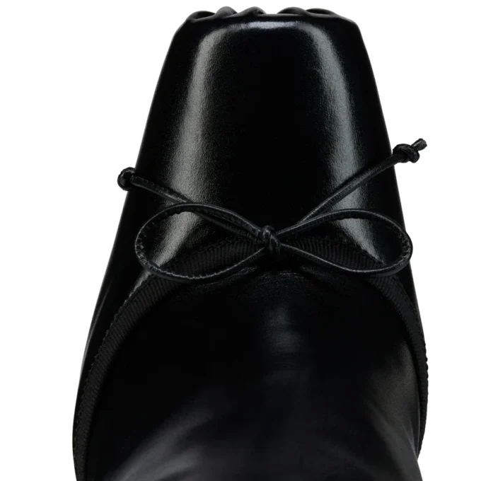 Cassia Nodo Botta – Cizme de 100 mm – Piele de vițel lucioasă – Negru – Femei Cassia Nodo Botta – Cizme de 100 mm – Piele de vițel lucioasă – Negru – Femei