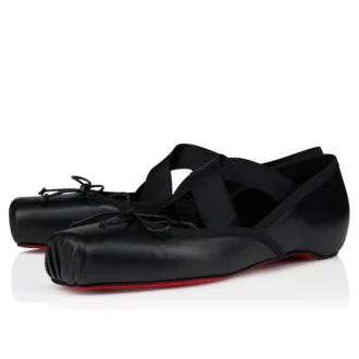 Cassiasticina – Balerini – Piele de miel Nappa – Negru – Femei