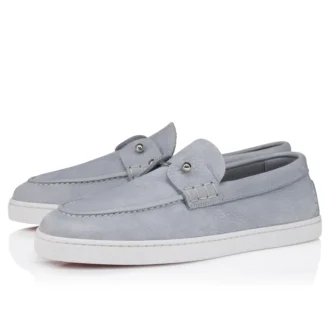 Chambeliboat – Pantofi de barcă – Piele de vițel granulată – Jumbo Grey – Femei