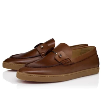 Chambeliboat – Pantofi de barcă – Piele de vițel patinată – Havane – Bărbați Chambeliboat – Pantofi de barcă – Piele de vițel patinată – Havane – Bărbați