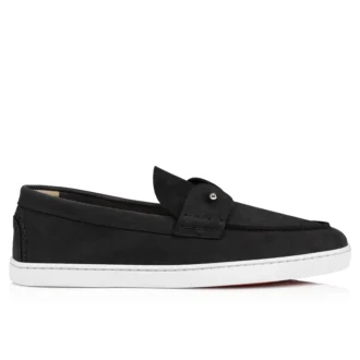Chambeliboat – Pantofi de barcă – Piele nubuc inversată – Negru – Bărbați Chambeliboat – Pantofi de barcă – Piele nubuc inversată – Negru – Bărbați