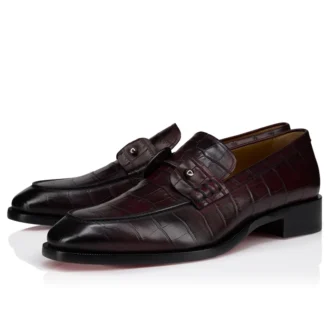 Chambelimoc – Mocasini – Piele de vițel patinată cu imprimeu de aligator – Amara – Bărbați Chambelimoc – Mocasini – Piele de vițel patinată cu imprimeu de aligator – Amara – Bărbați