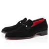 Chambelimoc Night Strass – Mocasini – Catifea – Negru – Bărbați